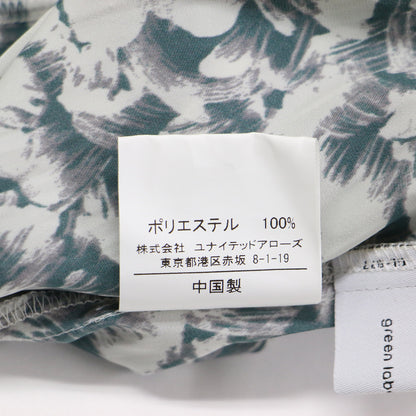 21秋冬 ビッグフリルカラー ブラウス / プルオーバー 長袖 ボウタイ 総柄 リボン タック