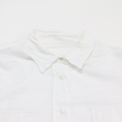 22春夏 コットンローン シアー シャツ / ブラウス 長袖 カシュクール 2WAY