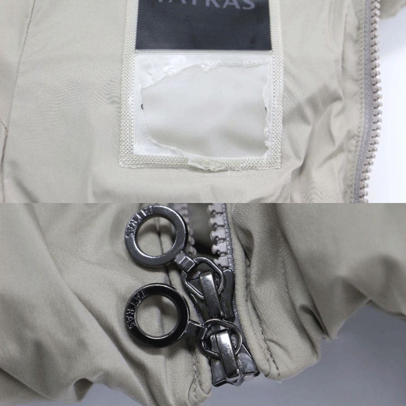 × Demi-Luxe BEAMS 別注 ポリテアマ ダウンコート / POLITEAMA ミドル丈 長袖 ウエストシェイプ フーディ