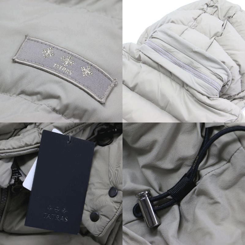 × Demi-Luxe BEAMS 別注 ポリテアマ ダウンコート / POLITEAMA ミドル丈 長袖 ウエストシェイプ フーディ