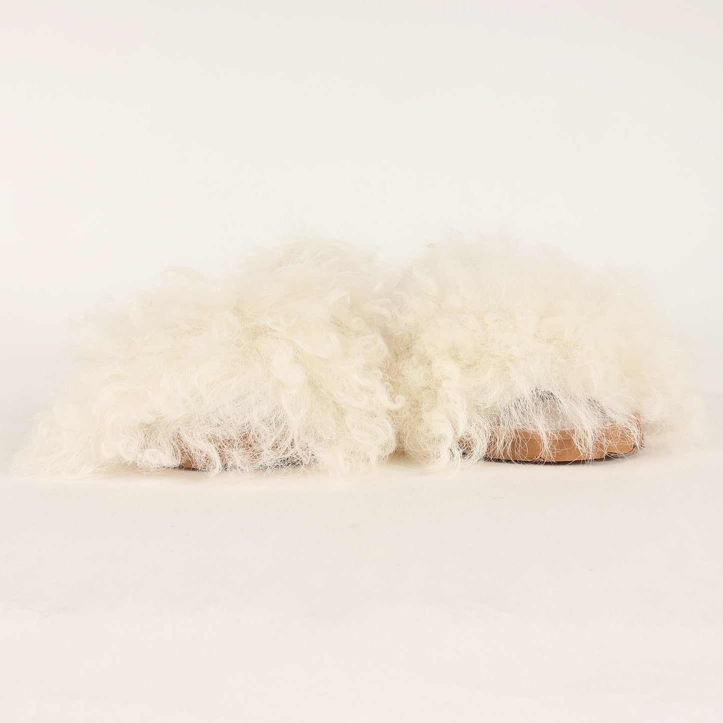 20秋冬 アヴァルカ モンゴル ファーサンダル / Avarca Mongoli フラット バックストラップ 羊革