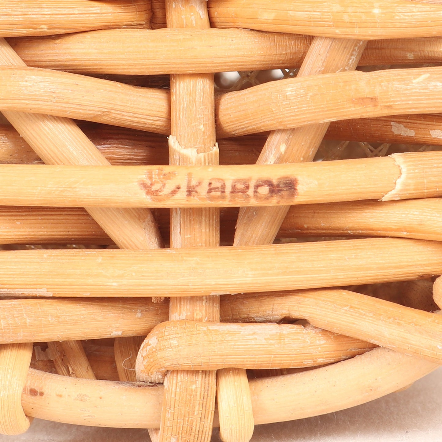 24春夏 ブーケガルニ バスケット スモール ショルダーバッグ / ポシェット ロゴ プリント 肩掛け ラフィア