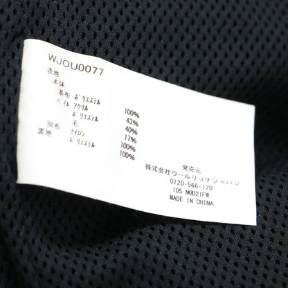 21秋冬 テラパイル ロング フリースジャケット / コート 長袖 ノーカラー オーバーサイズ ボア ウール