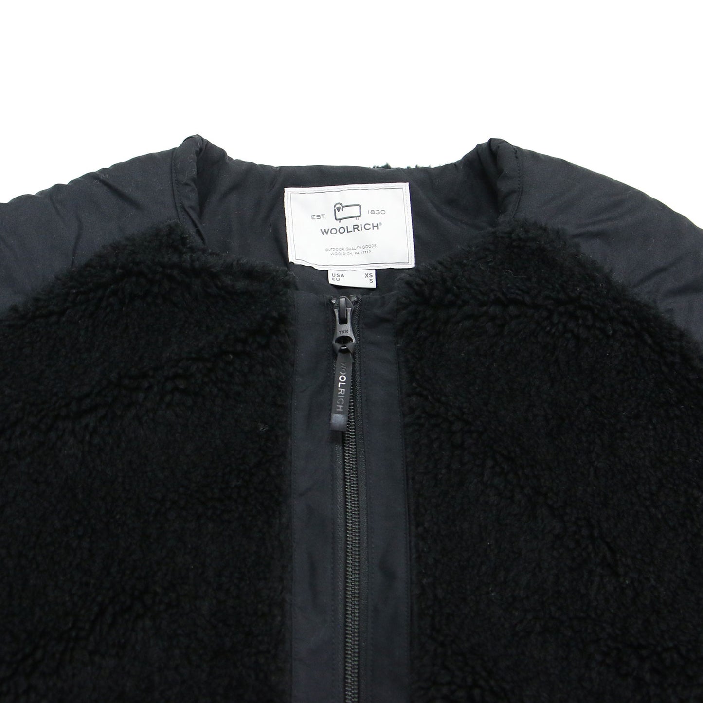 21秋冬 テラパイル ロング フリースジャケット / コート 長袖 ノーカラー オーバーサイズ ボア ウール