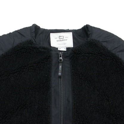 21秋冬 テラパイル ロング フリースジャケット / コート 長袖 ノーカラー オーバーサイズ ボア ウール