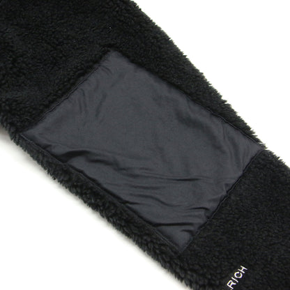 21秋冬 テラパイル ロング フリースジャケット / コート 長袖 ノーカラー オーバーサイズ ボア ウール