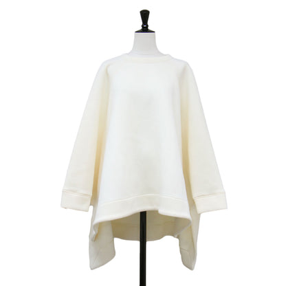 21春夏 メガ クルーネック トップ / MEGA CREW NECk TOP プルオーバー コクーン ラグラン 長袖 ワイド ヘムトップス ウォッシャブル