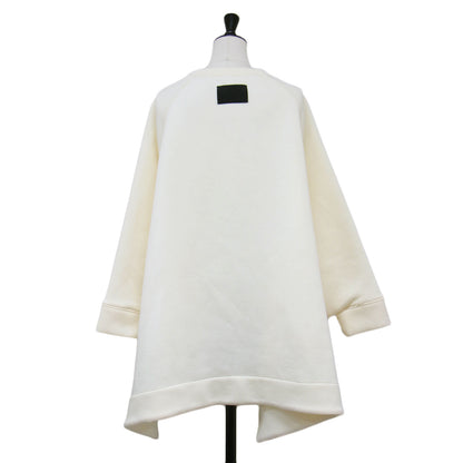 21春夏 メガ クルーネック トップ / MEGA CREW NECk TOP プルオーバー コクーン ラグラン 長袖 ワイド ヘムトップス ウォッシャブル