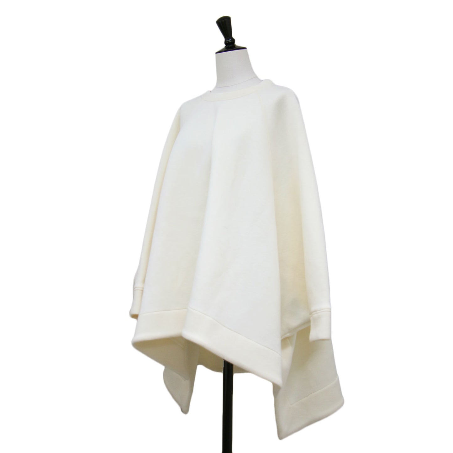 21春夏 メガ クルーネック トップ / MEGA CREW NECk TOP プルオーバー コクーン ラグラン 長袖 ワイド ヘムトップス ウォッシャブル