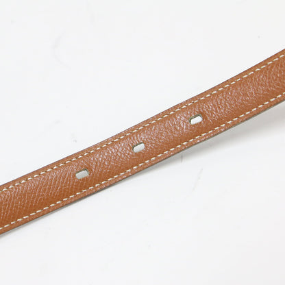 アピ レザーベルト / B刻印 ゴールド 金具 リバーシブル