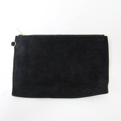 グルメット チェーン ショルダーバッグ / クラッチ クロスボディ 肩掛け スウェード フィービー期