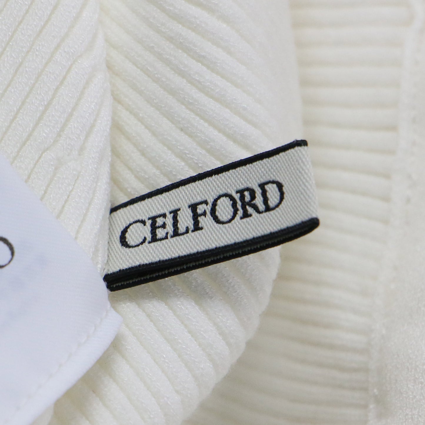 23秋冬 ファーヘム ペプラム ニットプルオーバー / 長袖 フレア Aライン ストレッチ