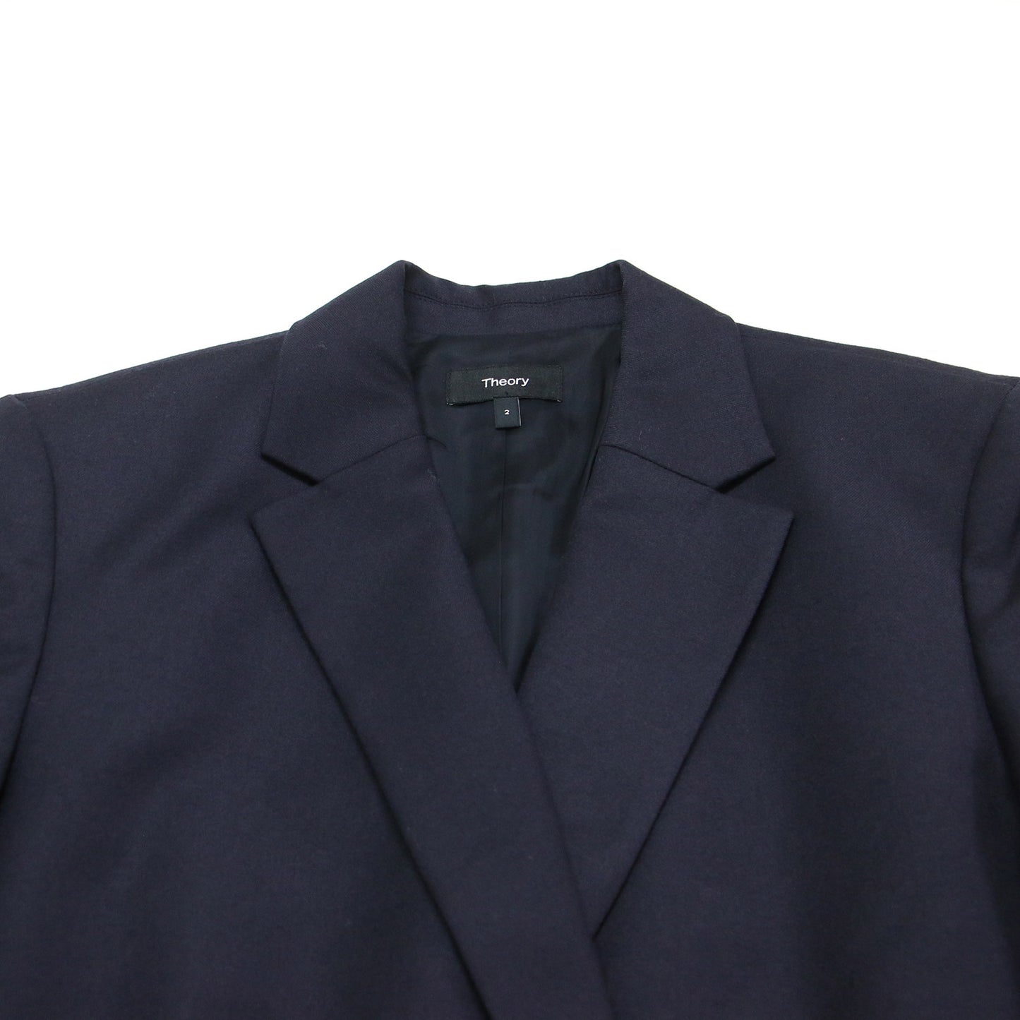 24秋冬 ダブルブレスト ジャケット / SLEEK FLANNEL BOXY DB JKT 長袖 ボックシー センターベント