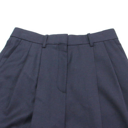 24秋冬 ダブルプリーツ パンツ / SLEEK FLANNEL / DBL PLEAT PANT N ワイド タック センタープレス ウール