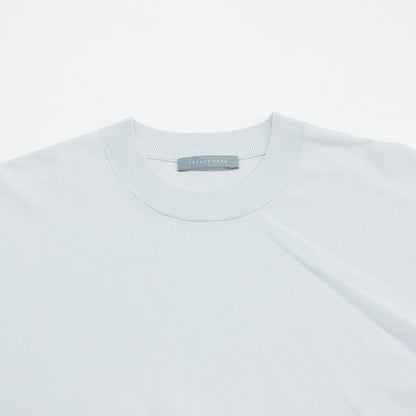 24秋冬 ADLER RAMIEL ニットTシャツ / プルオーバー 半袖 クルーネック クロップド丈 ボクシー ストレッチ