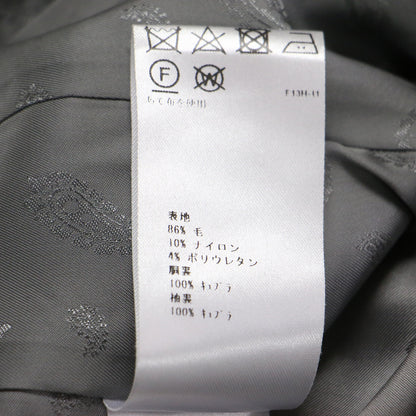 1B ジャケット スカート スーツセット / 長袖 テーラード コンパクト ストレッチ ミディ丈 スリット ウール