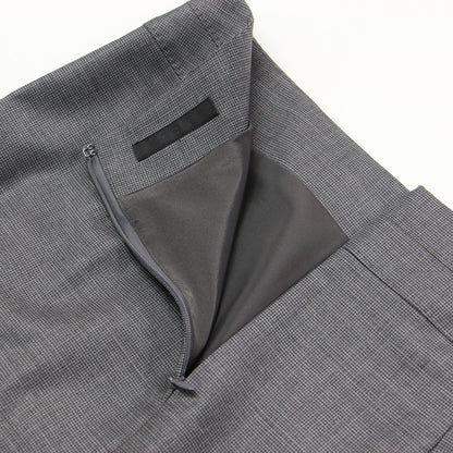 1B ジャケット スカート スーツセット / 長袖 テーラード コンパクト ストレッチ ミディ丈 スリット ウール