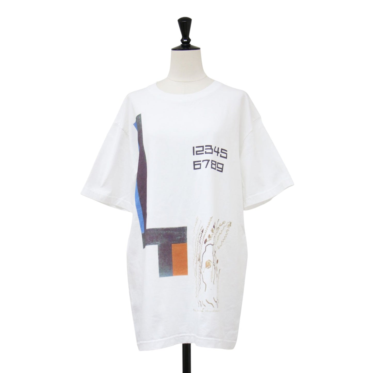 25春夏 アート コラージュ Tシャツ / カットソー 半袖 クルーネック コットン ユニセックス