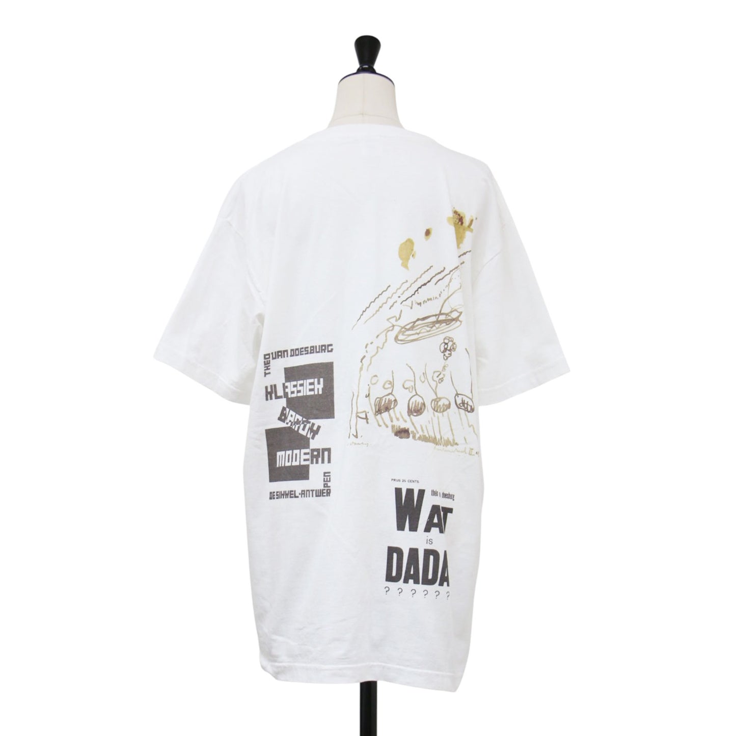 25春夏 アート コラージュ Tシャツ / カットソー 半袖 クルーネック コットン ユニセックス