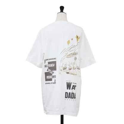 25春夏 アート コラージュ Tシャツ / カットソー 半袖 クルーネック コットン ユニセックス