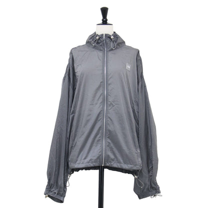 25春夏 シャーリング ジャケット / W'S SHIRRING JACKET WHITELABEL ウーブンジャケット ジャンパー ジップアップ ロゴ 撥水加工