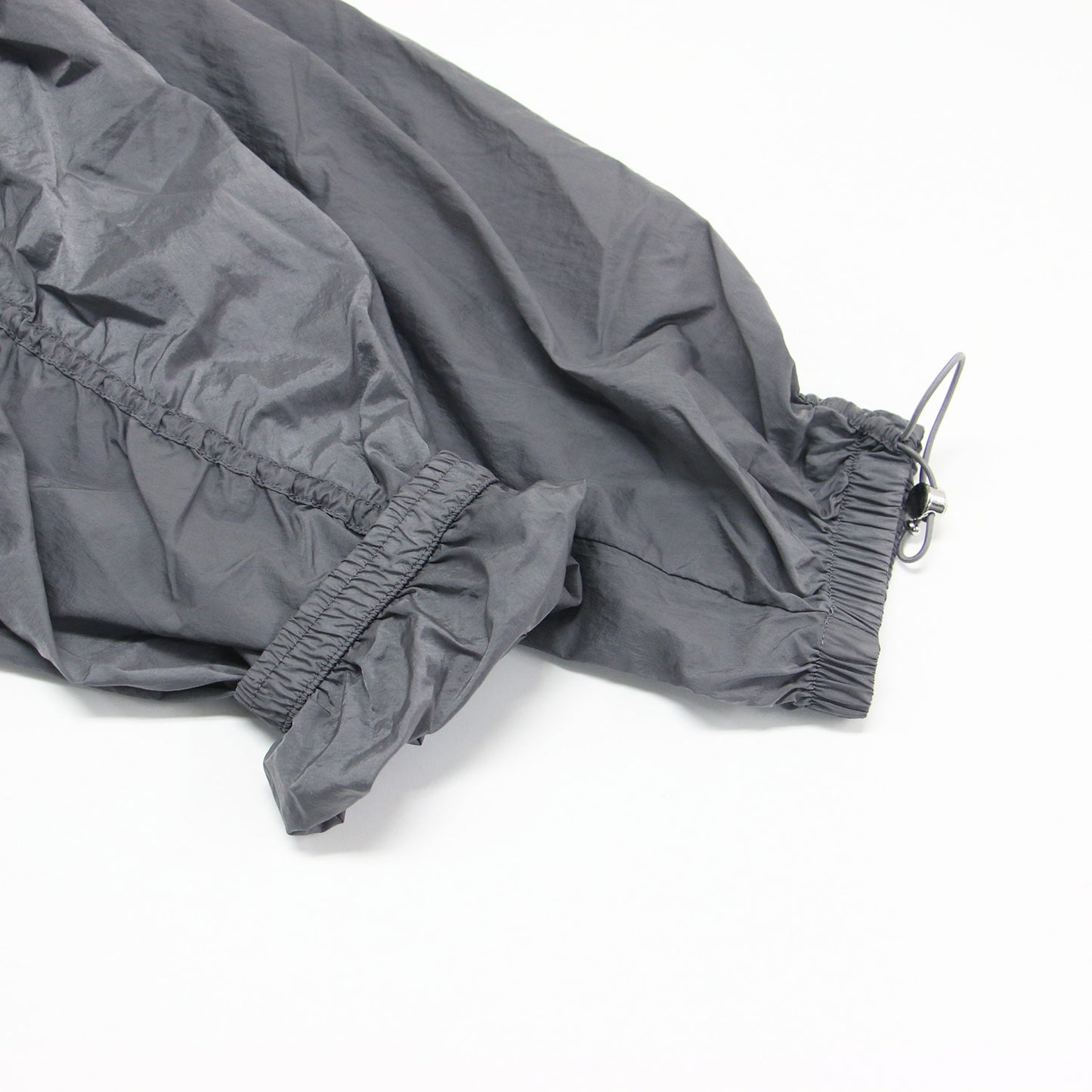 25春夏 シャーリング ジャケット / W'S SHIRRING JACKET WHITELABEL ウーブンジャケット ジャンパー ジップアップ ロゴ 撥水加工