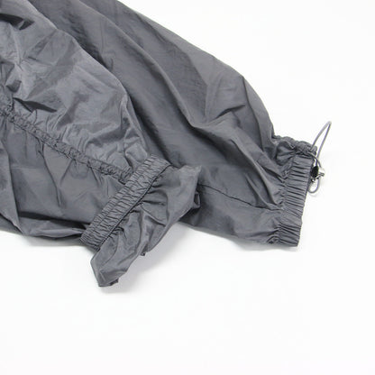 25春夏 シャーリング ジャケット / W'S SHIRRING JACKET WHITELABEL ウーブンジャケット ジャンパー ジップアップ ロゴ 撥水加工