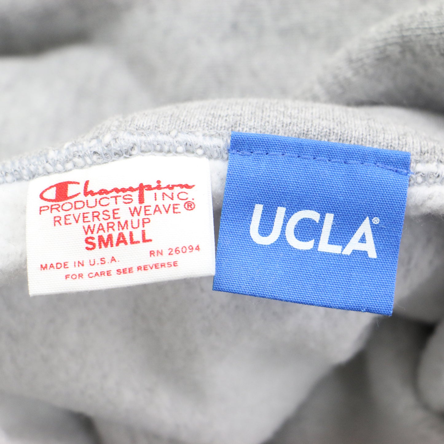 × UCLA 20秋冬 ロゴ プリント フーデッド スウェットパーカー / プルオーバー 長袖 赤単タグ コットン 裏起毛