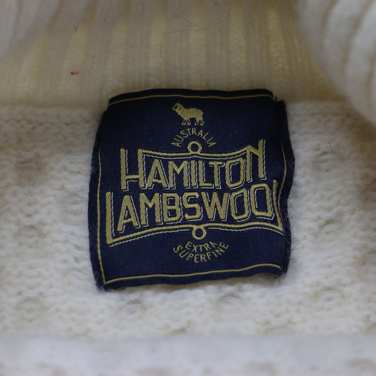 20秋冬 ハミルトン ケーブル タートルネック ニット / HAMILTON プルオーバー 長袖 ワイド リブ編み ウール