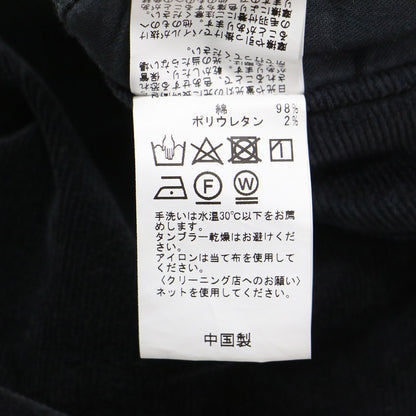 21秋冬 コーデュロイ ミッドライズ ミニ フレアスリム パンツ / スキニー フリンジ カットオフ 5ポケット ストレッチ コットン