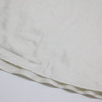 24秋冬 ナロー Aライン サテンスカート / タイトスカート ウエストゴム ロング丈 ストレート