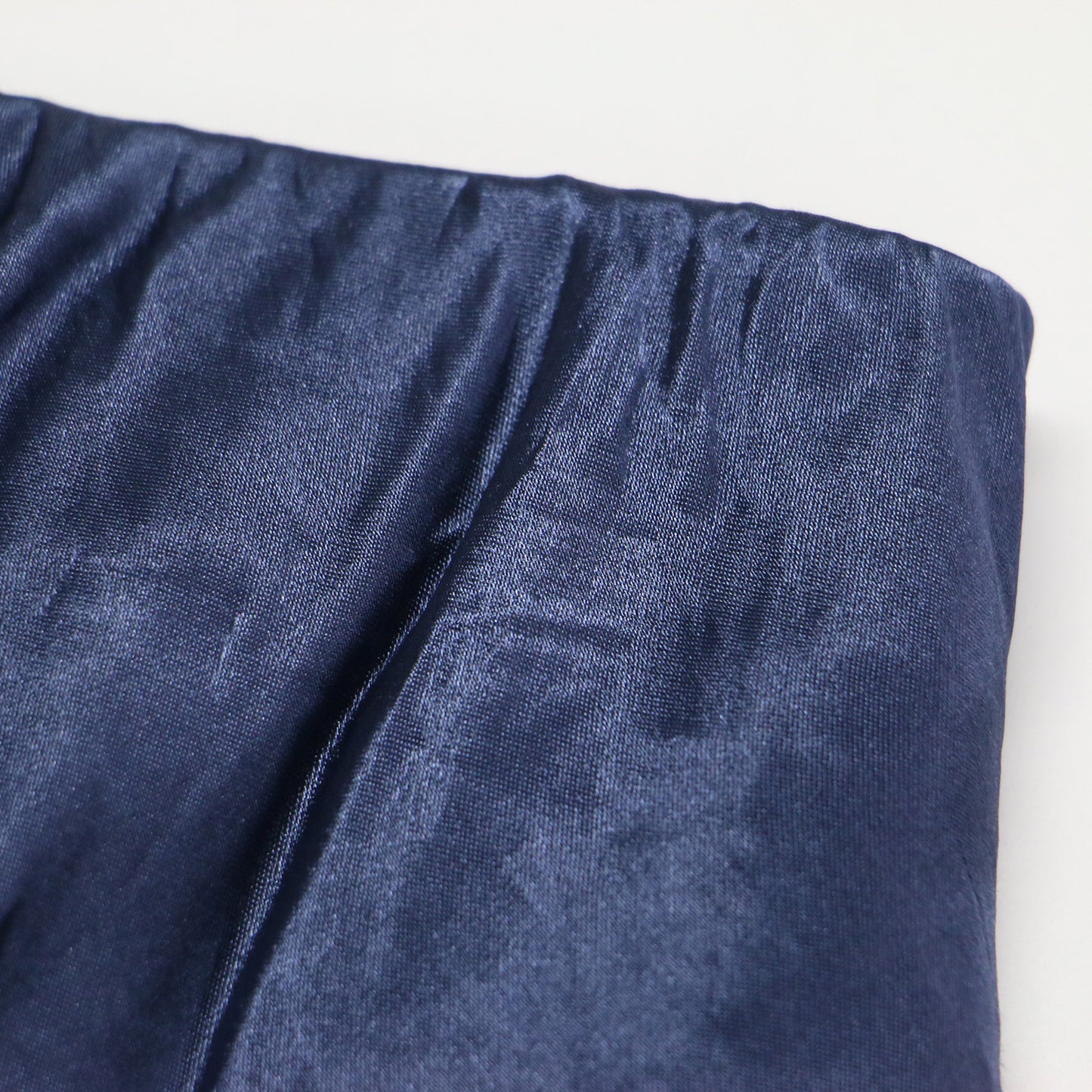 23秋冬 ナロー Aライン サテンスカート / フレアスカート ロング丈 ウエストゴム ストレート