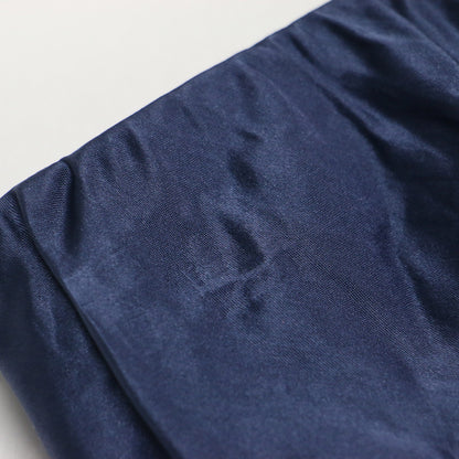 23秋冬 ナロー Aライン サテンスカート / フレアスカート ロング丈 ウエストゴム ストレート