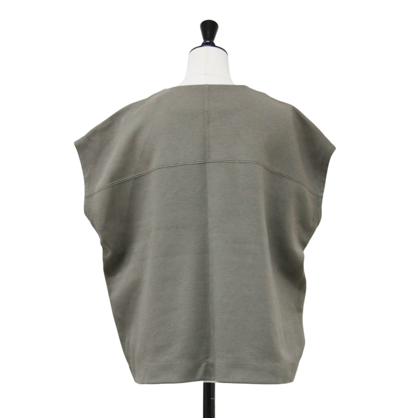 24秋冬 キーネック プルオーバー / keyneck pullover カットソー フレンチスリーブ 半袖 ダブルフェイス コットン