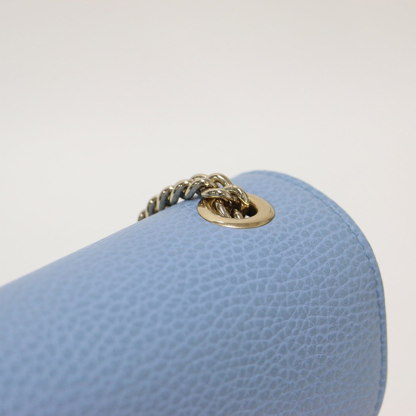 インターロッキングG ショルダーバッグ / 肩掛け クロスボディ フラップ チェーン ロゴ レザー