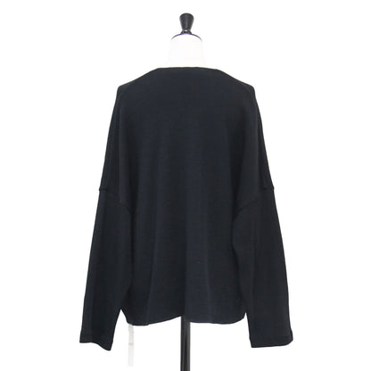 23秋冬 ウールカノコ ワイドジャケット / カーディガン 長袖 ドロップショルダー ワイド