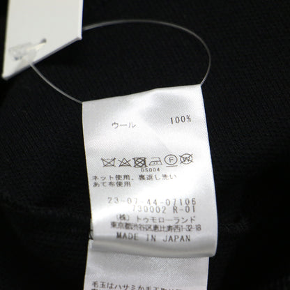 23秋冬 ウールカノコ ワイドジャケット / カーディガン 長袖 ドロップショルダー ワイド