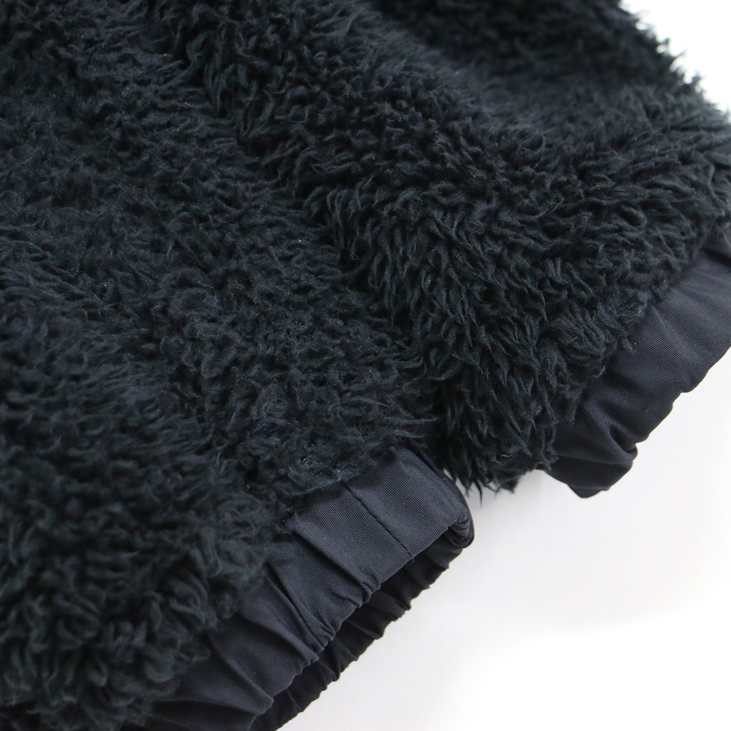 ハイネック フリース ジャケット / RIVAS FLEECE ブルゾン 長袖 ラグラン ダブルジップ ギャザー ロゴ