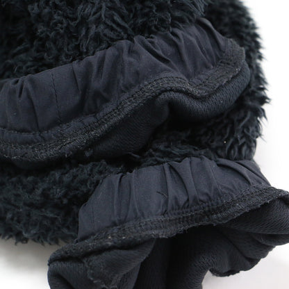 ハイネック フリース ジャケット / RIVAS FLEECE ブルゾン 長袖 ラグラン ダブルジップ ギャザー ロゴ