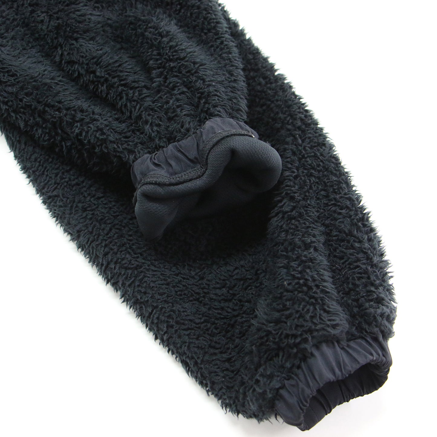 ハイネック フリース ジャケット / RIVAS FLEECE ブルゾン 長袖 ラグラン ダブルジップ ギャザー ロゴ