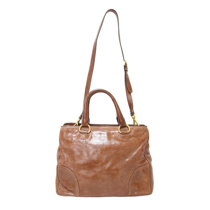 レザー 2WAY ハンドバッグ BN2323 / VITELLO SHINE トート ショルダー クロスボディ ロゴ