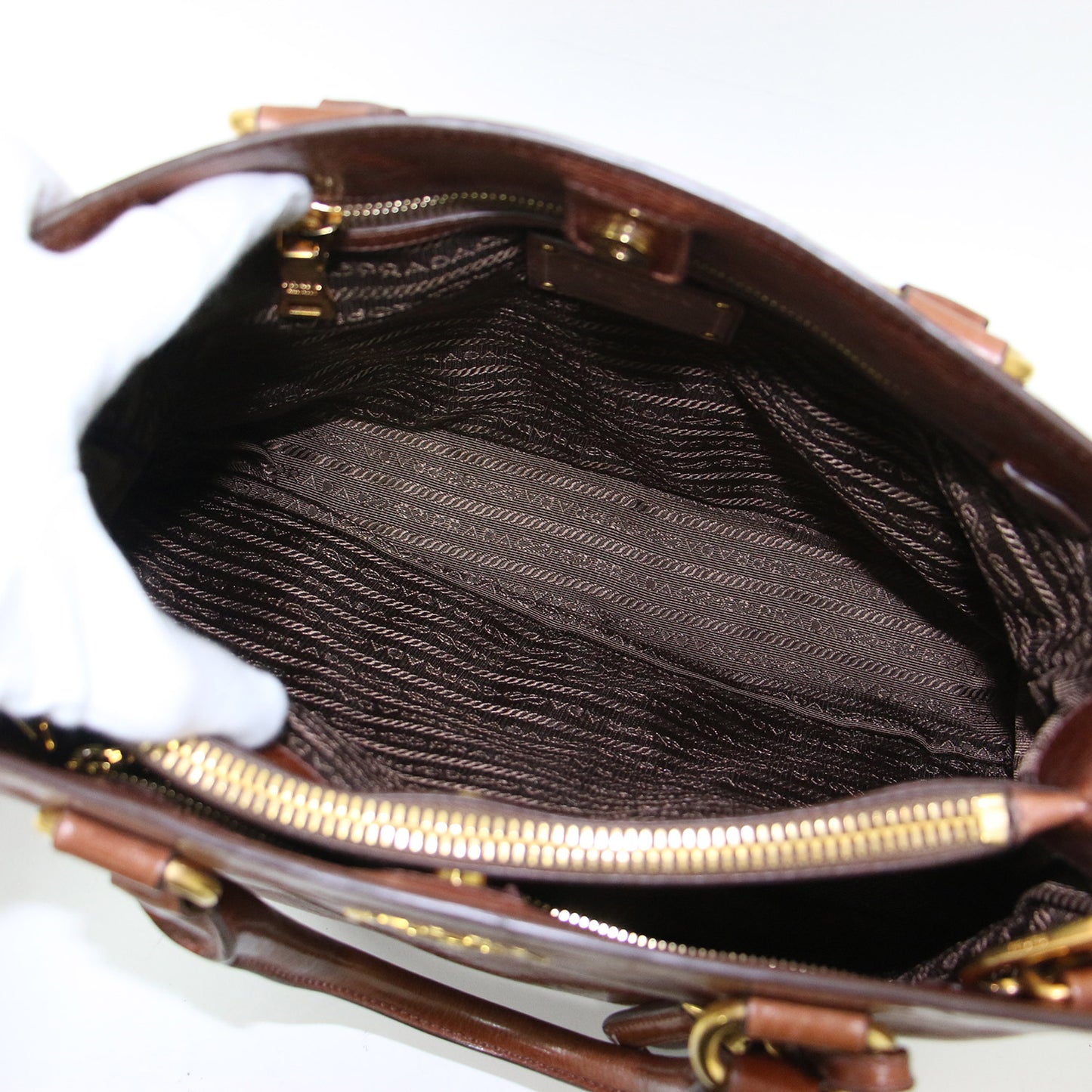 レザー 2WAY ハンドバッグ BN2323 / VITELLO SHINE トート ショルダー クロスボディ ロゴ