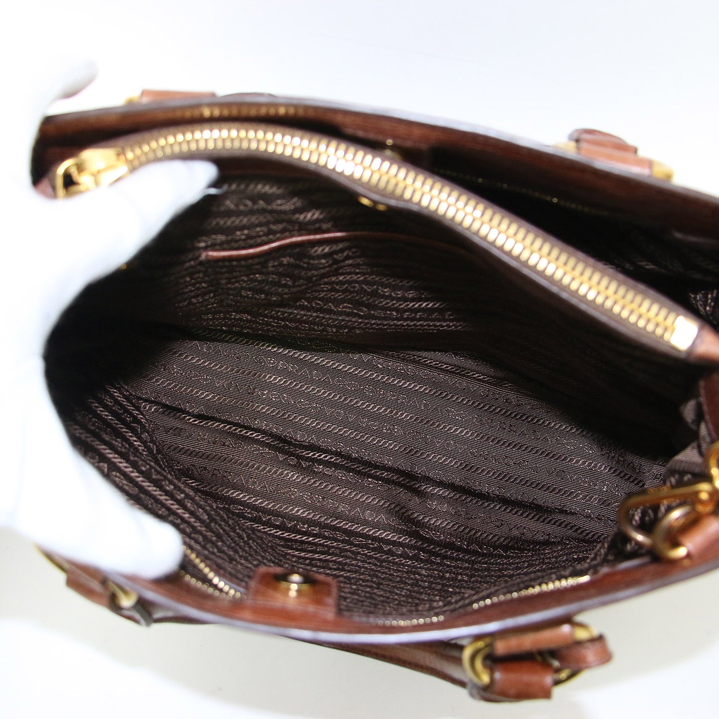 レザー 2WAY ハンドバッグ BN2323 / VITELLO SHINE トート ショルダー クロスボディ ロゴ