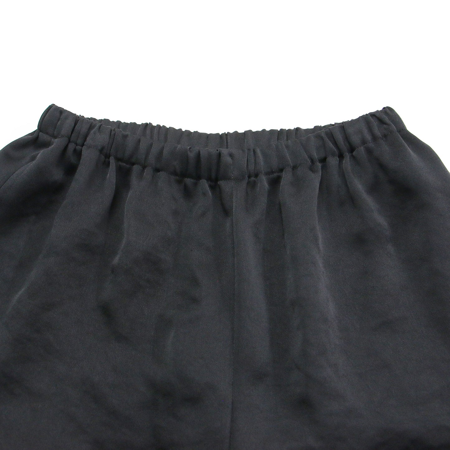 24春夏 ウエストゴム サテンパンツ / イージーパンツ ストレート タック ギャザー