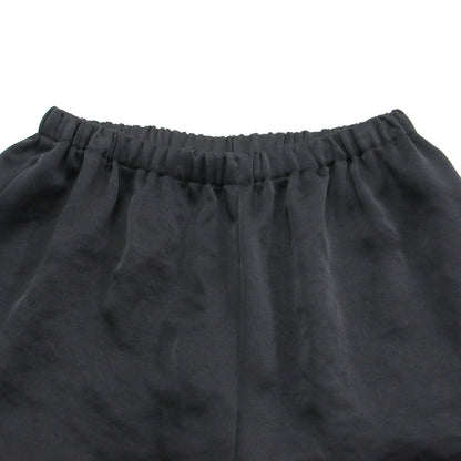 24春夏 ウエストゴム サテンパンツ / イージーパンツ ストレート タック ギャザー