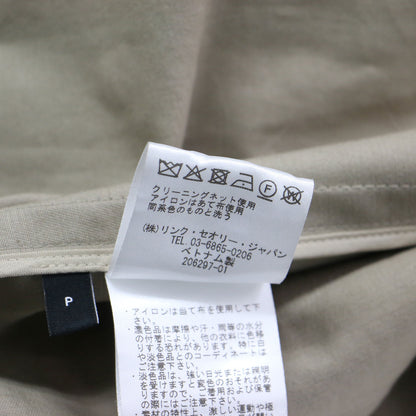 コットン トレンチコート / COTTON TRENCH/OS DB TRENCH A ロング オーバーサイズ ダブルブレスト