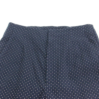 24秋冬 スモールドット ジャカード スリムパンツ / スラックス テーパード ハイウエスト 総柄 センタープレス