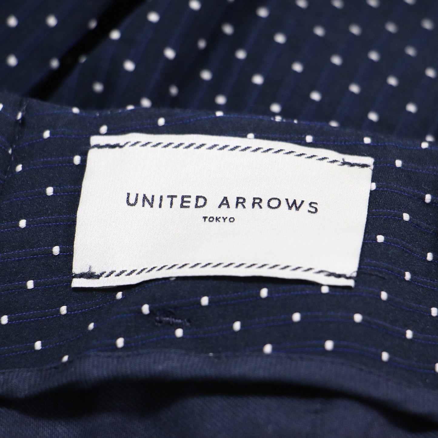 24秋冬 スモールドット ジャカード スリムパンツ / スラックス テーパード ハイウエスト 総柄 センタープレス