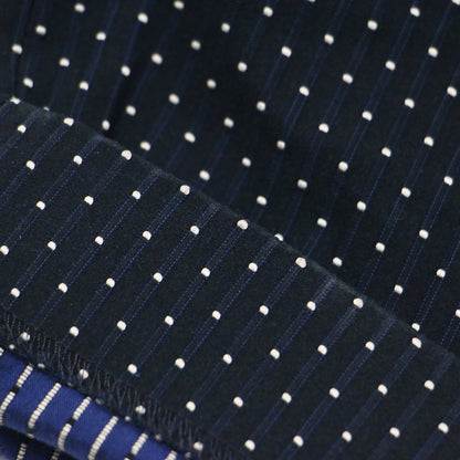 24秋冬 スモールドット ジャカード スリムパンツ / スラックス テーパード ハイウエスト 総柄 センタープレス