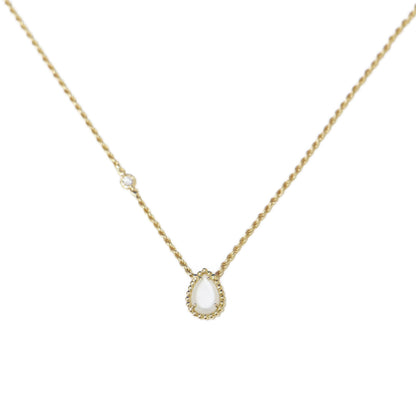 セルパンボエム ペンダント エクストラスモール / SERPENT BOHME WHITE MOTHER-OF-PEARL ツイストチェーン ドロップ k18